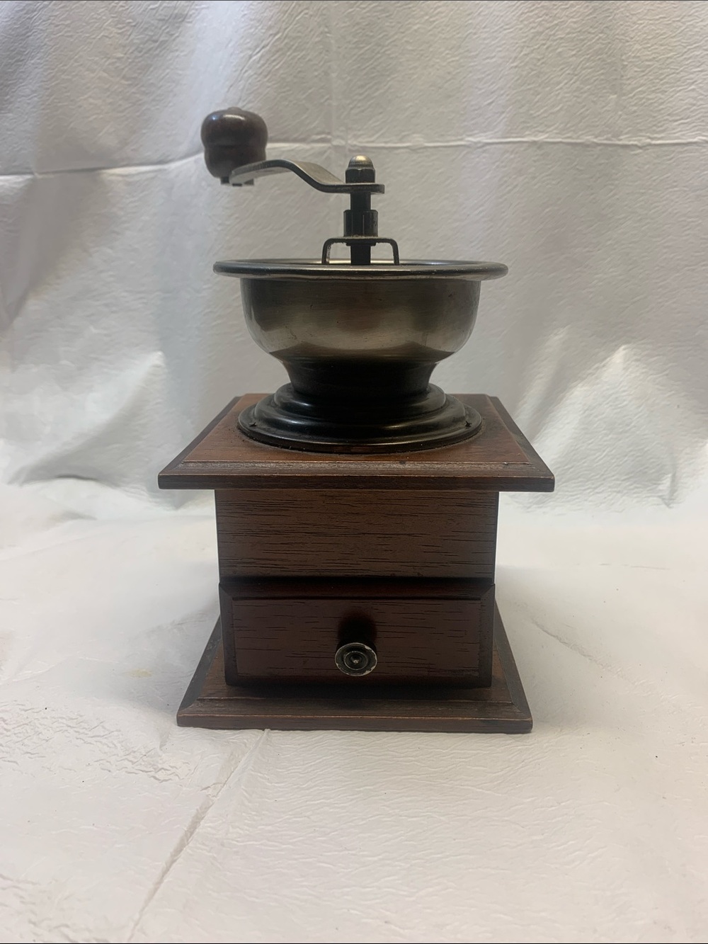 Vintage manual coffee grinder